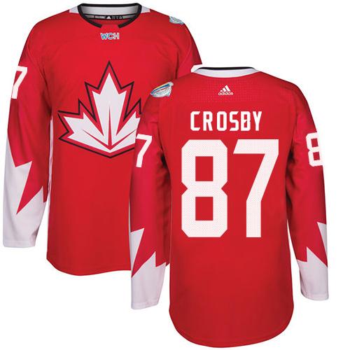 Team Canada #87 Sidney Crosby Red 2016 World Cup Stitched Youth NHL Jersey